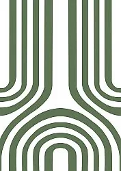 Tapis Wilton - Obidos (vert/blanc)