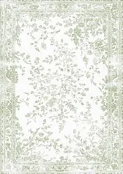 Tapis Wilton - Tulum (vert clair/blanc)