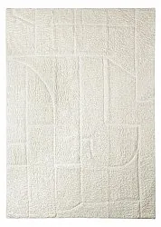Tapis shaggy - Cremona Natural Cotton Shaggy (blanc cassé)