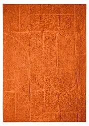 Tapis à poils longs - Cremona Natural Cotton Shaggy (orange)