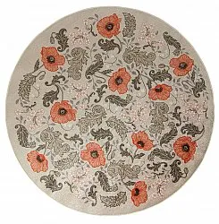 Tapis rond - Poppy (beige)