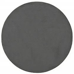 Tapis rond - Vevila (gris foncé)