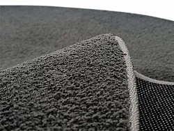 Tapis rond - Vevila (gris foncé)