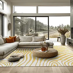 Tapis Wilton - Zebra (jaune)