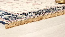 Tapis Wilton - Angelica (beige/bleu marine)