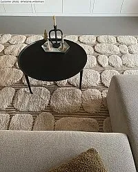 Tapis à poils longs - Fondi (beige)