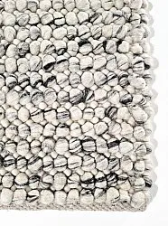 Tapis en laine - Mesra (noir/blanc)