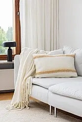Housse de coussin en mélange de laine - Miranda (jaune)