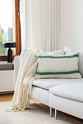 Housse de coussin en mélange de laine - Miranda (vert)