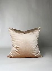 Housse de coussin Marlyn en velours (beige clair)