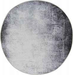 Tapis rond - Mondo (gris)