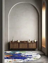 Tapis rond - Como (multicolore)