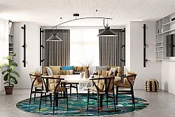 Tapis rond - Umbria (multicolore)