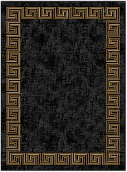 Tapis Wilton - Myra (noir/doré)