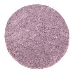 Tapis rond - Soft Shine (violet)