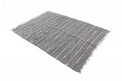Tapis patchwork - Nordal Design (cuir gris)