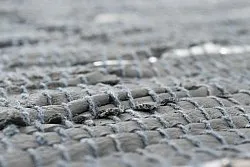 Tapis patchwork - Nordal Design (cuir gris)