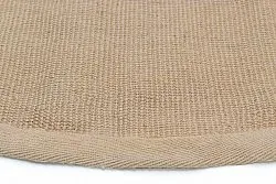 Tapis rond (sisal) - Agave (beige/ivoire)