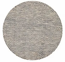 Tapis rond - Jenim (noir/blanc)