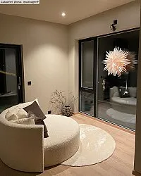 Tapis ronds - Aranga Super Soft Fur (beige)