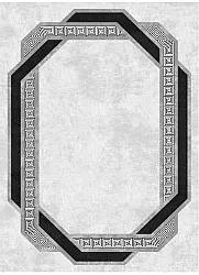 Tapis Wilton - Olympia (noir/blanc)