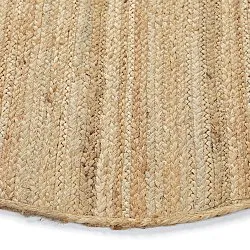 Tapis rond irrégulier en jute - San Francisco (jute)