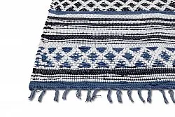 Tapis patchwork - Orissa (bleu)