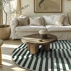 Tapis rond - Intérieur/Extérieur Otto (vert)