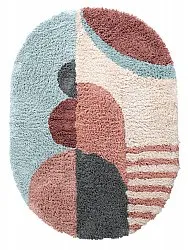 Tapis ovale - Tropea Natural Cotton Shaggy (multi)