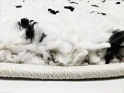 Tapis ronds - Capri (noir/beige)