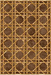 Tapis Wilton - Pachino (marron/doré)