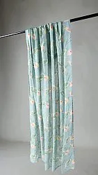 Rideaux - Rideau en coton Adella (turquoise)