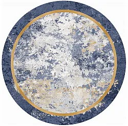 Tapis rond - Peri (bleu/multicolore)