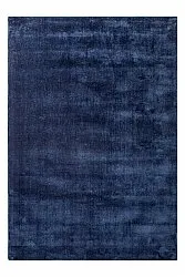 PET recyclé avec aspect viscose (bleu marine)
