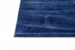 PET recyclé avec aspect viscose (bleu marine)