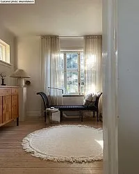 Tapis rond - Pike (crème)