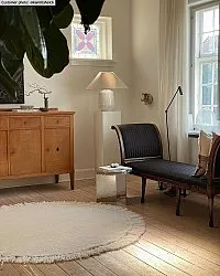 Tapis rond - Pike (crème)