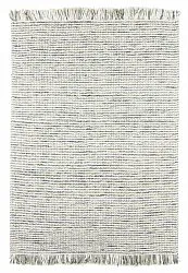 Tapis en laine - Plockton (gris/blanc/vert)
