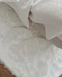 Tapis à poils longs - Pomaire (blanc)