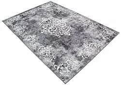 Tapis Wilton - Santi (gris foncé/blanc)