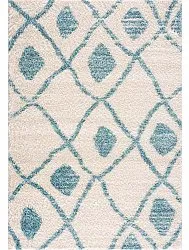 Tapis à poils longs - Chianti (bleu)