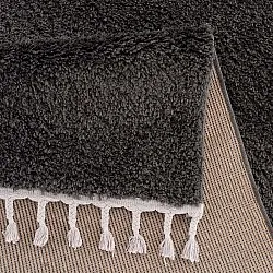 Tapis à poils longs - Cudillero (noir/anthracite)