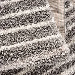 Tapis à poils longs - Manabi (gris)