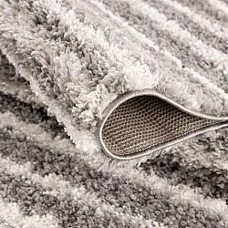 Tapis à poils longs - Manabi (gris)