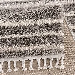 Tapis à poils longs - Manabi (gris)