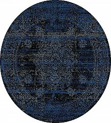 Tapis rond - Peking Royal (bleu marine)