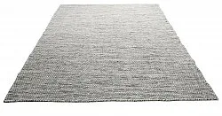 Tapis en laine - Otago (gris/noir)