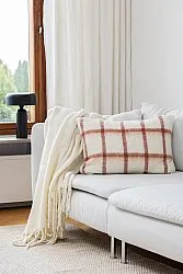 Housse de coussin en mélange de laine - Rachel (rose)