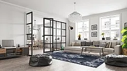 Tapis Wilton - Nefta (noir)