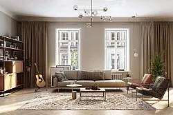 Tapis Wilton - Denizli (beige)